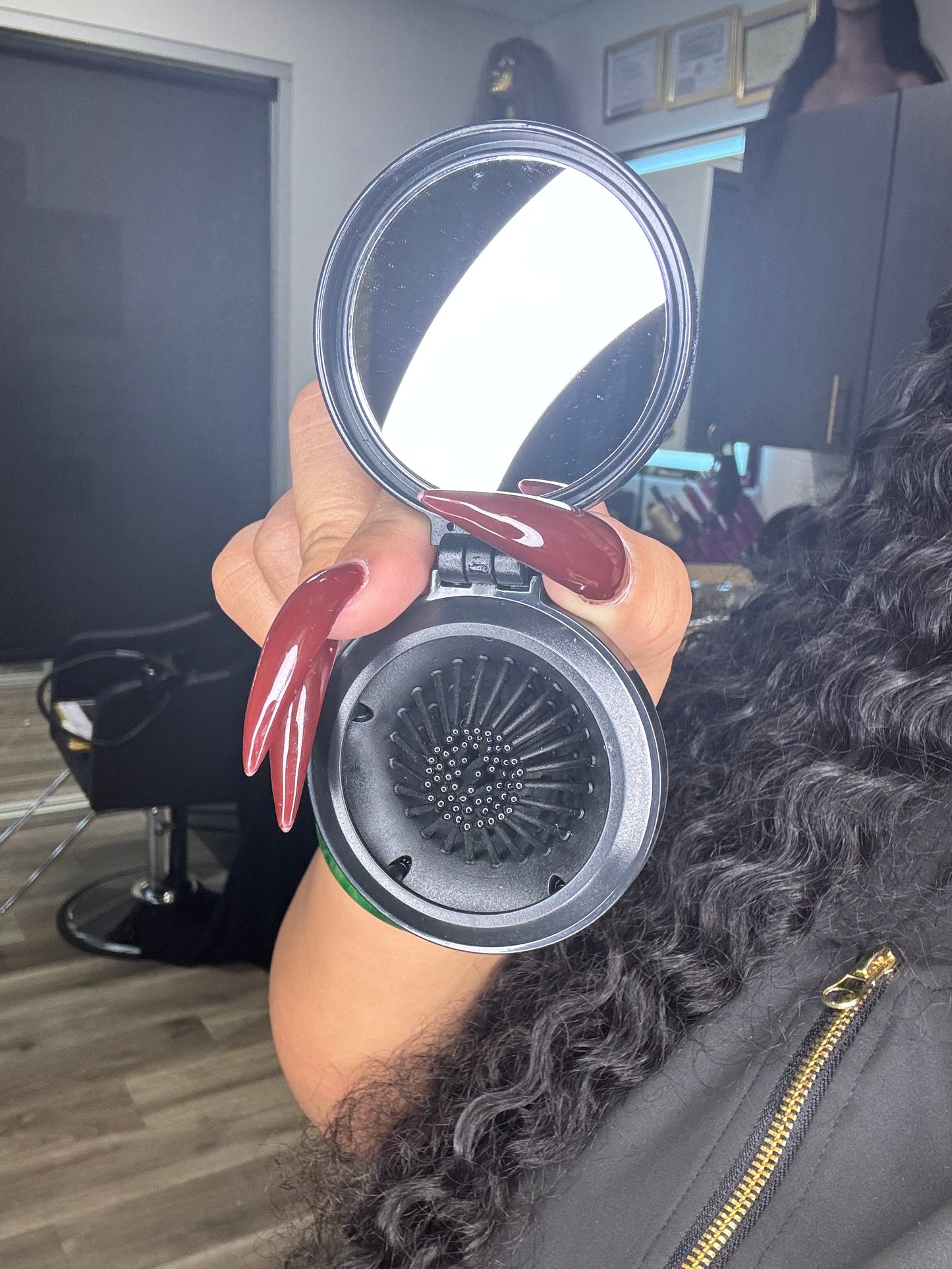 Mini Paddle Brush/Mirror